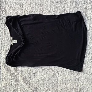 Sarah Spencer cowl neck top, petite small, black